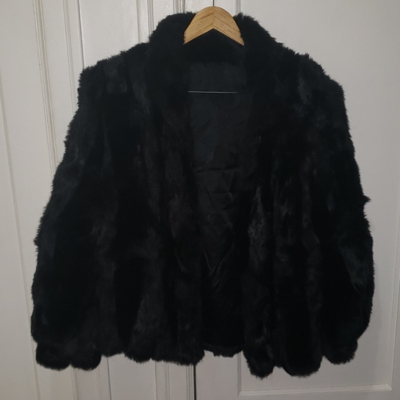 Vintage Jackets & Blazers - FINAL PRICE Real rabbit fur vintage coat
